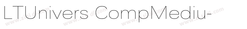 LTUnivers CompMediu字体转换